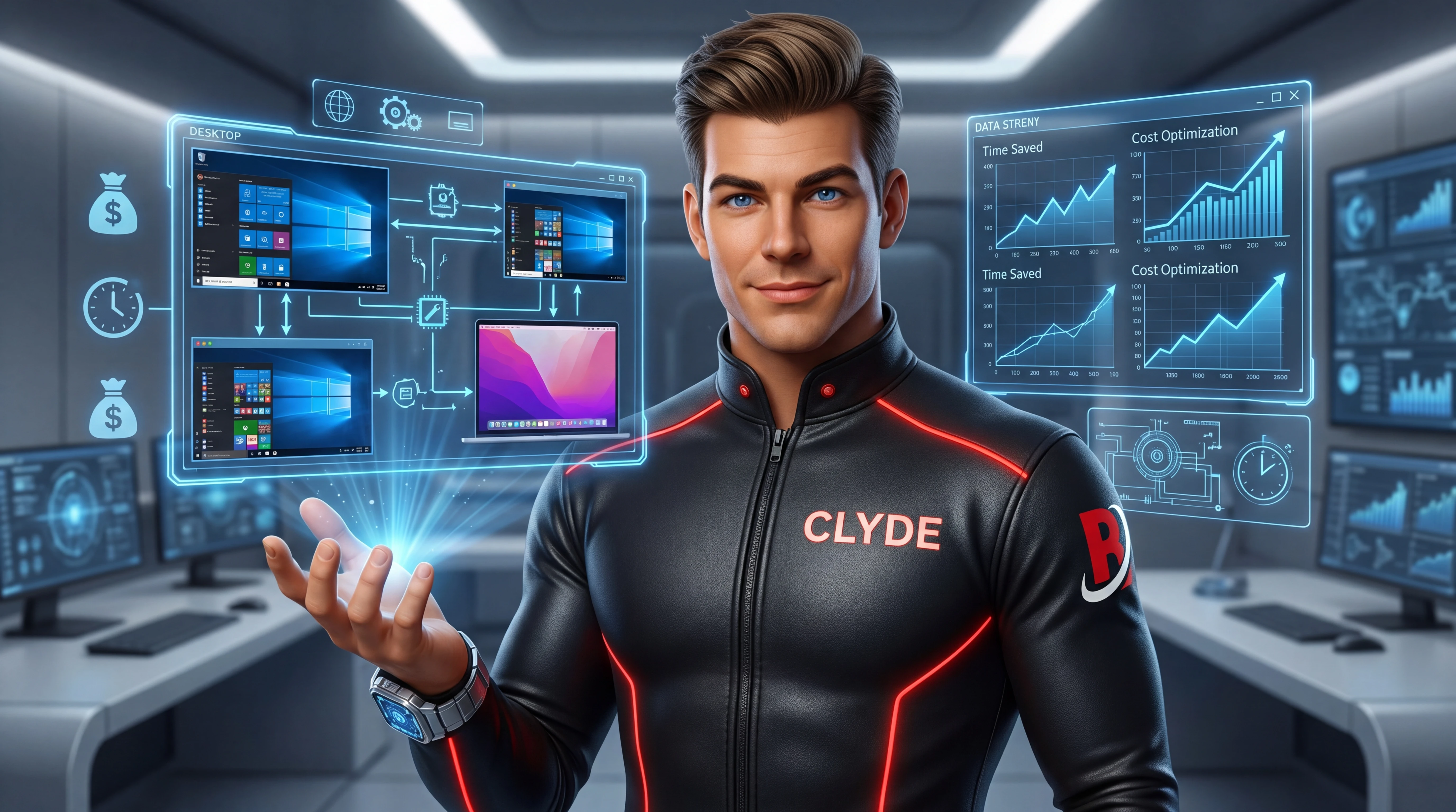 AskClyde remote desktop session overview