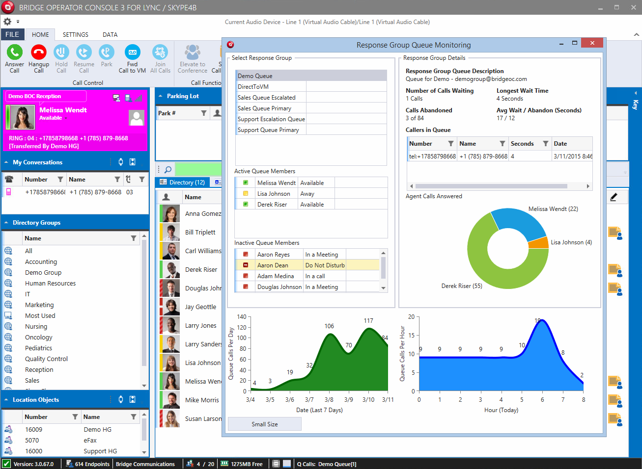 Bridge Lync (Skype for Business) Operator Console - Lync 2013 and Skype ...